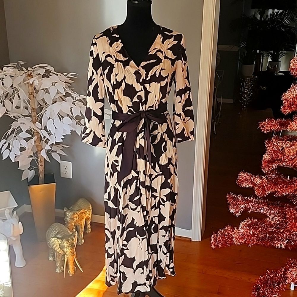 - Hobbs London button up dress sz 8